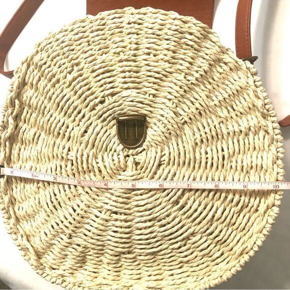 Raffia Large Straw crossbody bag - Picture 7 of 9